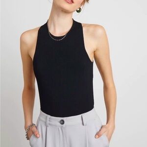 Stretch, open back bodysuit - Nala Who What Wear NWT (M)